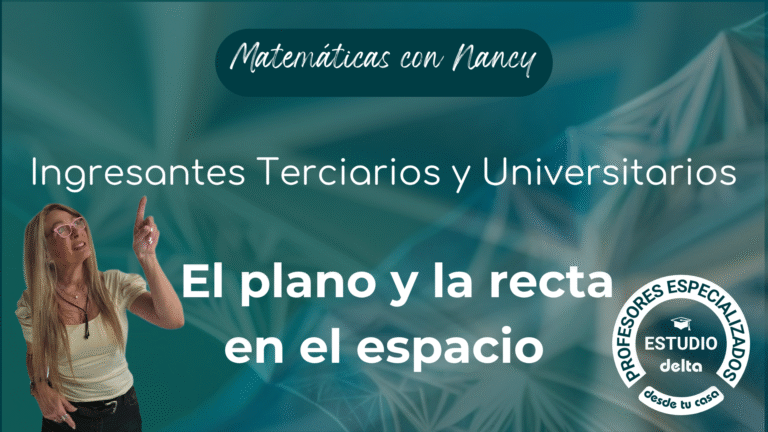14. El plano y la recta en el espacio
